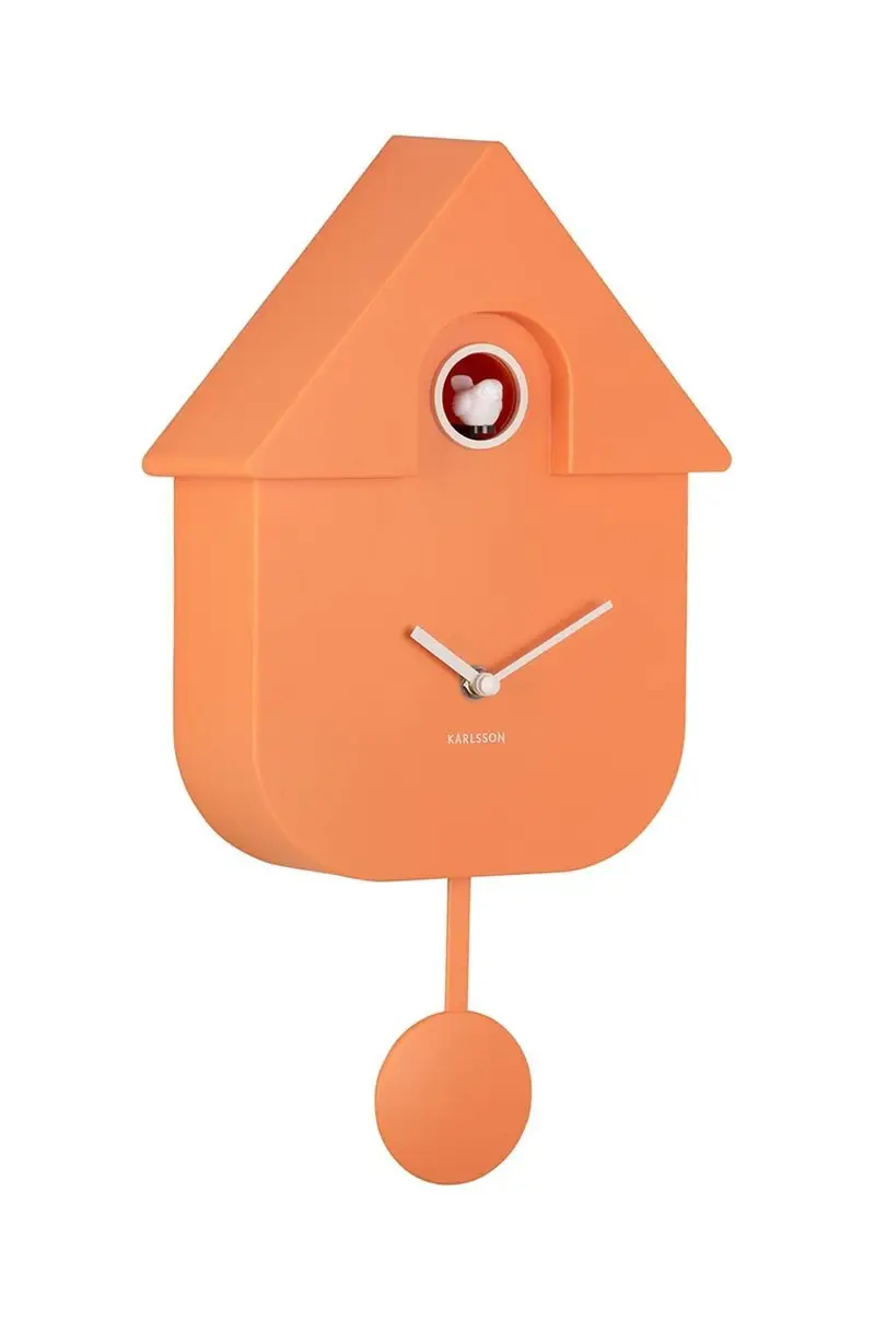 orologio da parete Arancione miniatura 2