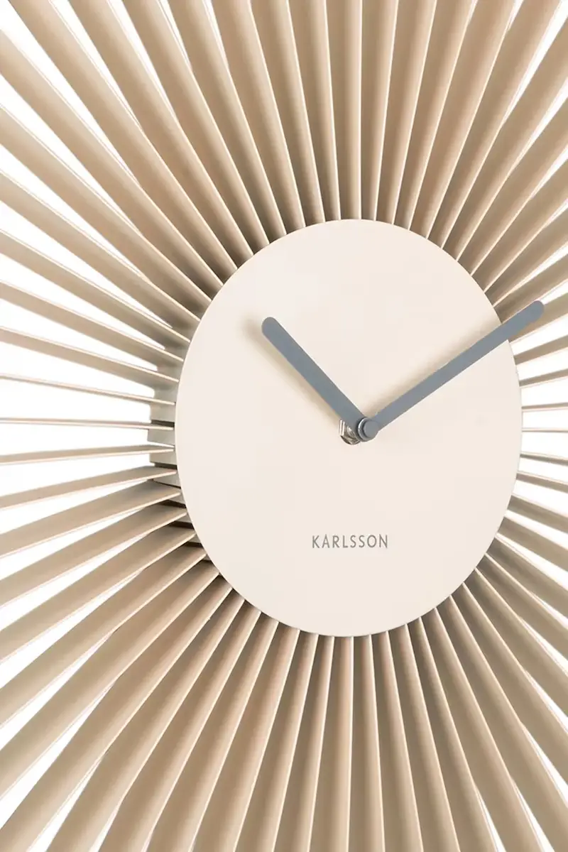 orologio da parete Cascara 50 cm Beige miniatura 3