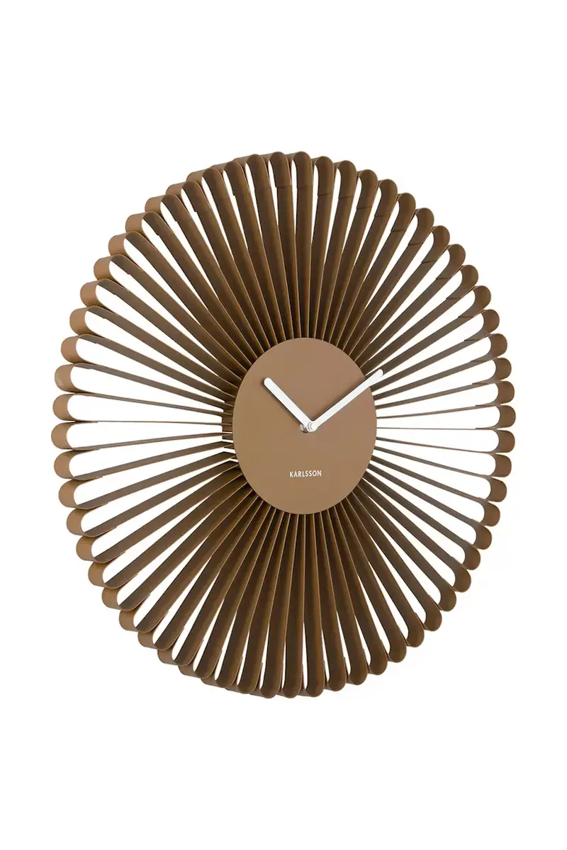 orologio da parete Cascara 50 cm Marrone miniatura 2