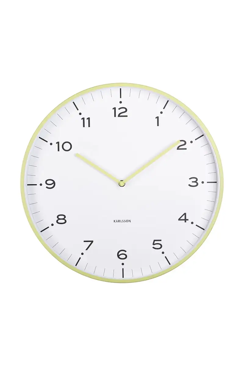 orologio da parete Circus Rings 40 cm Verde