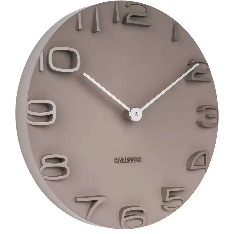 Orologio da parete con lancette cromate Karlsson On The Edge