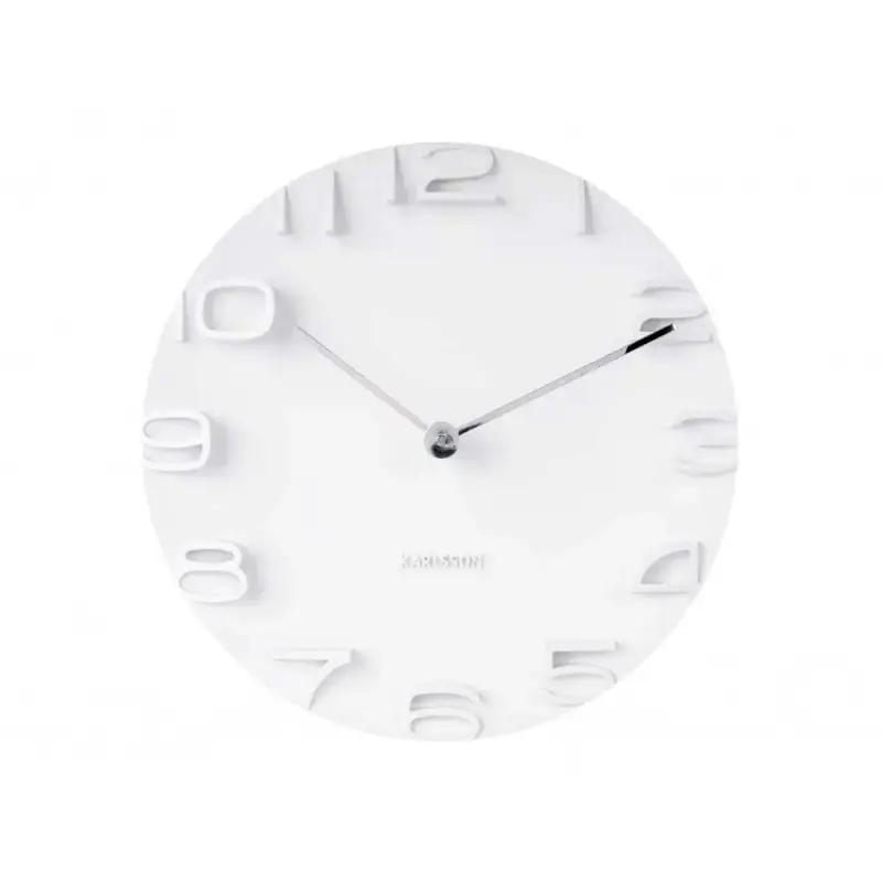 Orologio da parete con lancette cromate Karlsson On The Edge