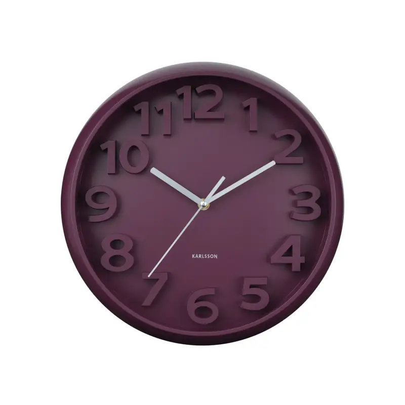 Orologio da parete con numeri classici Karlsson Elevated