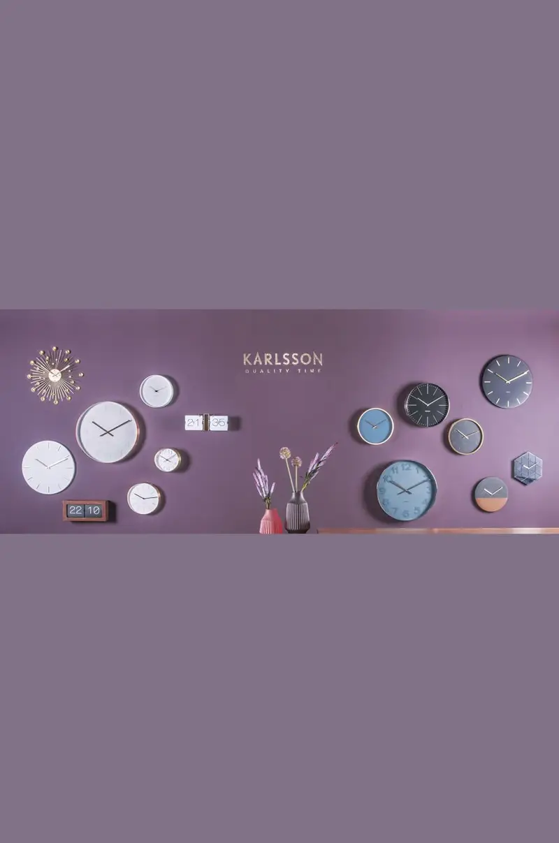 orologio da parete Grigio miniatura 3