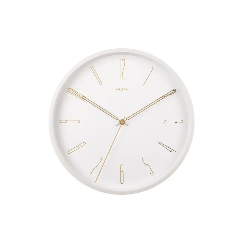 Orologio da parete in metallo Karlsson Belle Numbers