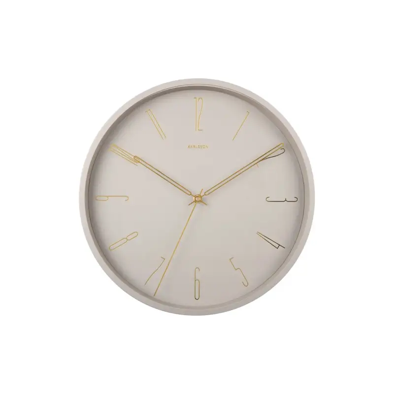 Orologio da parete in metallo Karlsson Belle Numbers