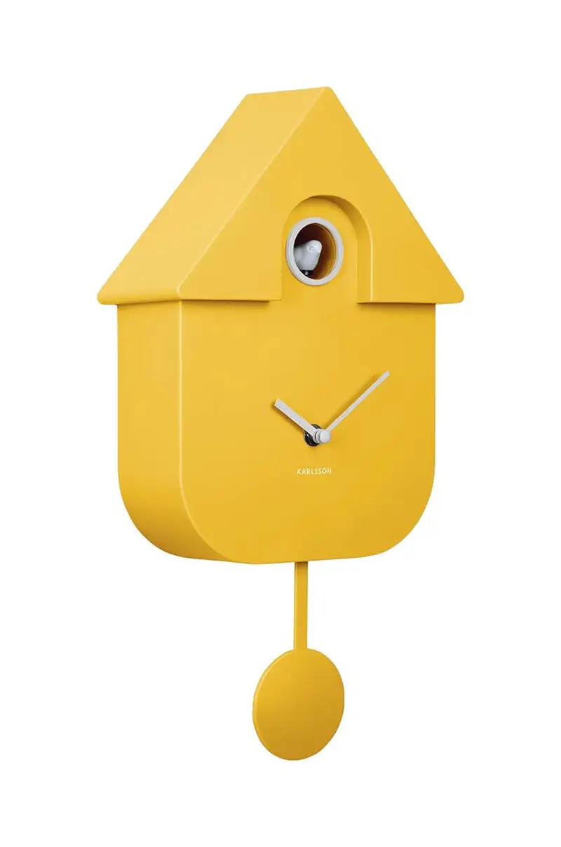 orologio da parete Modern Cuckoo Giallo miniatura 2