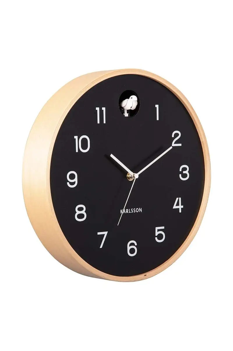orologio da parete Natural Cuckoo Nero miniatura 2