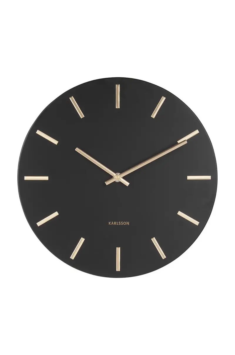 orologio da parete Nero