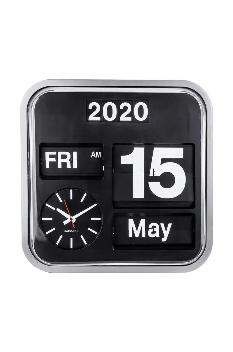 orologio da parete Nero