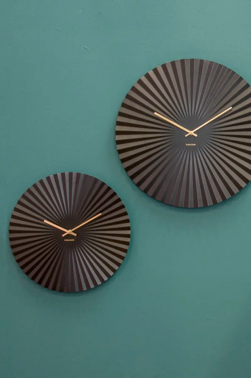 orologio da parete Nero miniatura 5