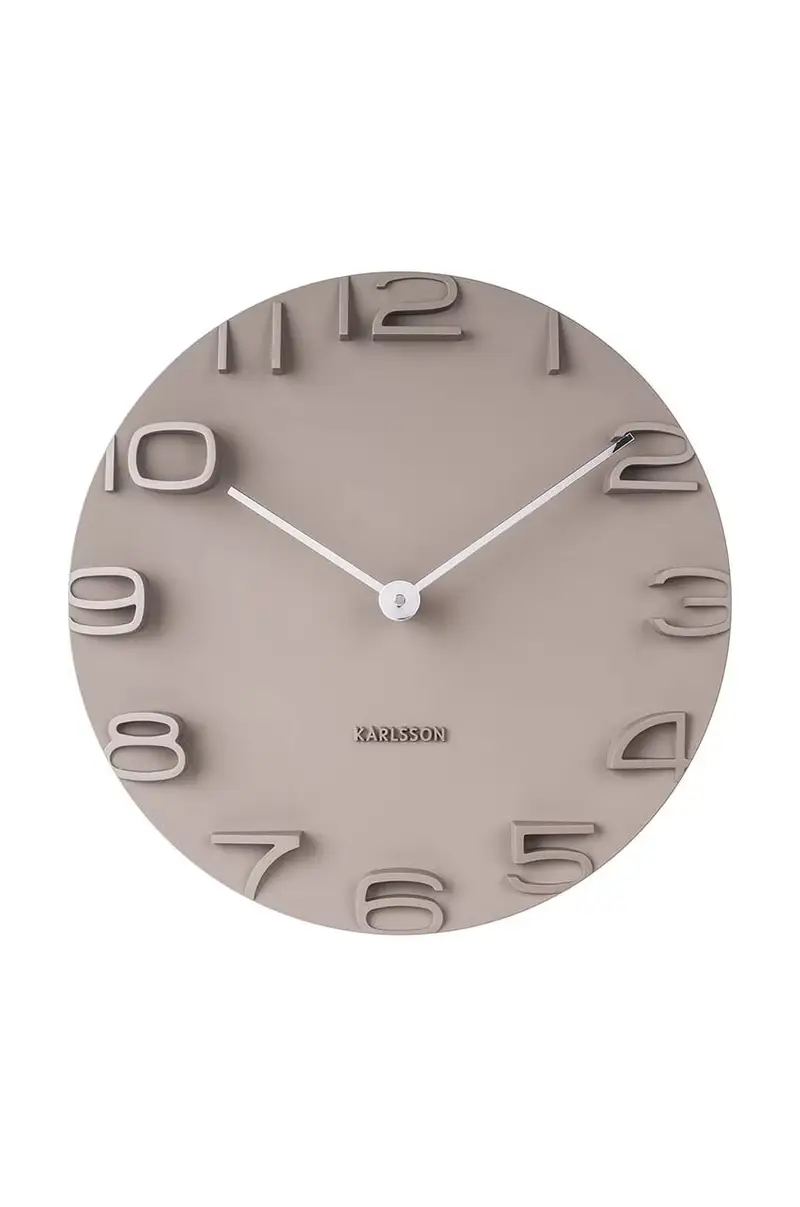 orologio da parete On the Edge Grigio