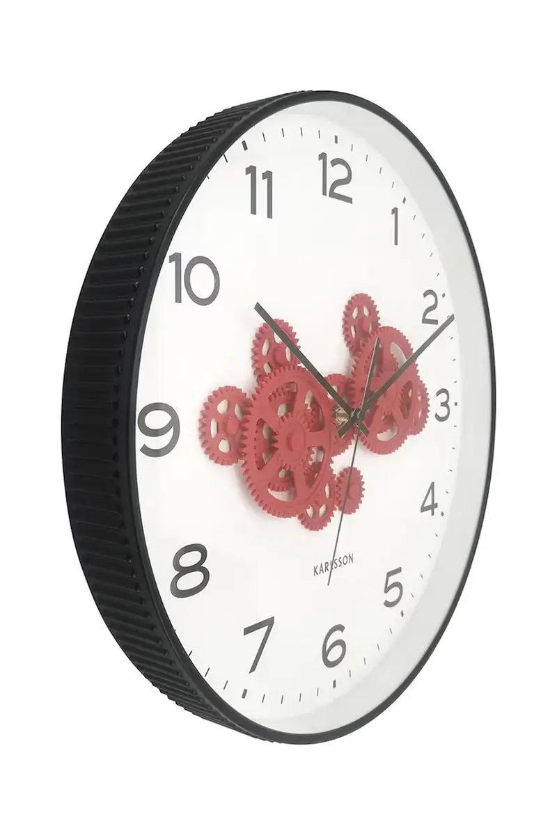 orologio da parete Open Gear 40 cm Rosso miniatura 2