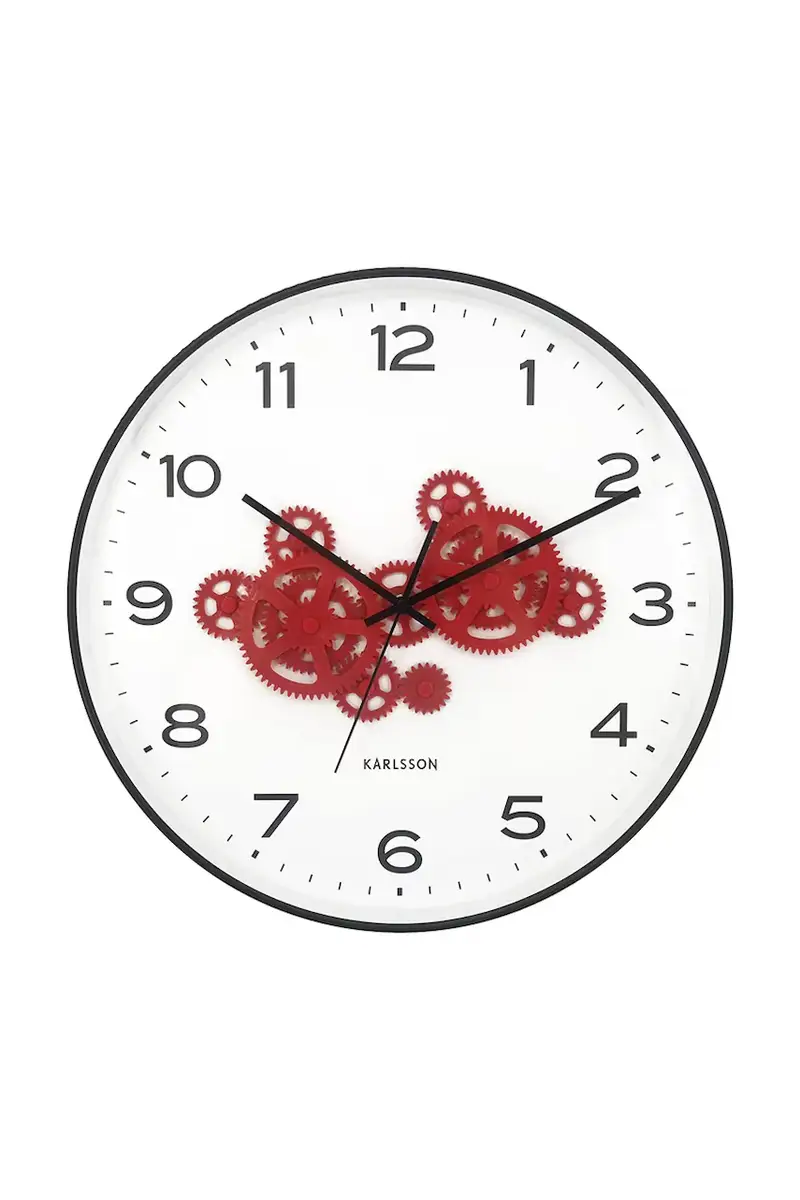 orologio da parete Open Gear 40 cm Rosso