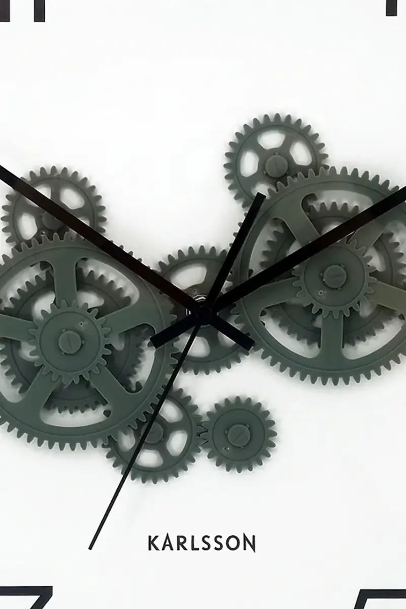 orologio da parete Open Gear 40 cm Turchese miniatura 3