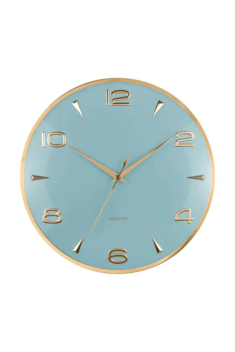 orologio da parete Sienna Glow colore blu