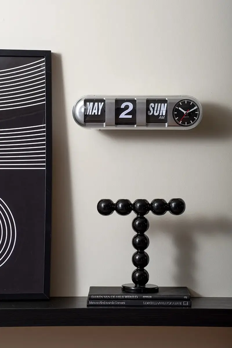 orologio da parete Tube Flip colore grigio miniatura 4