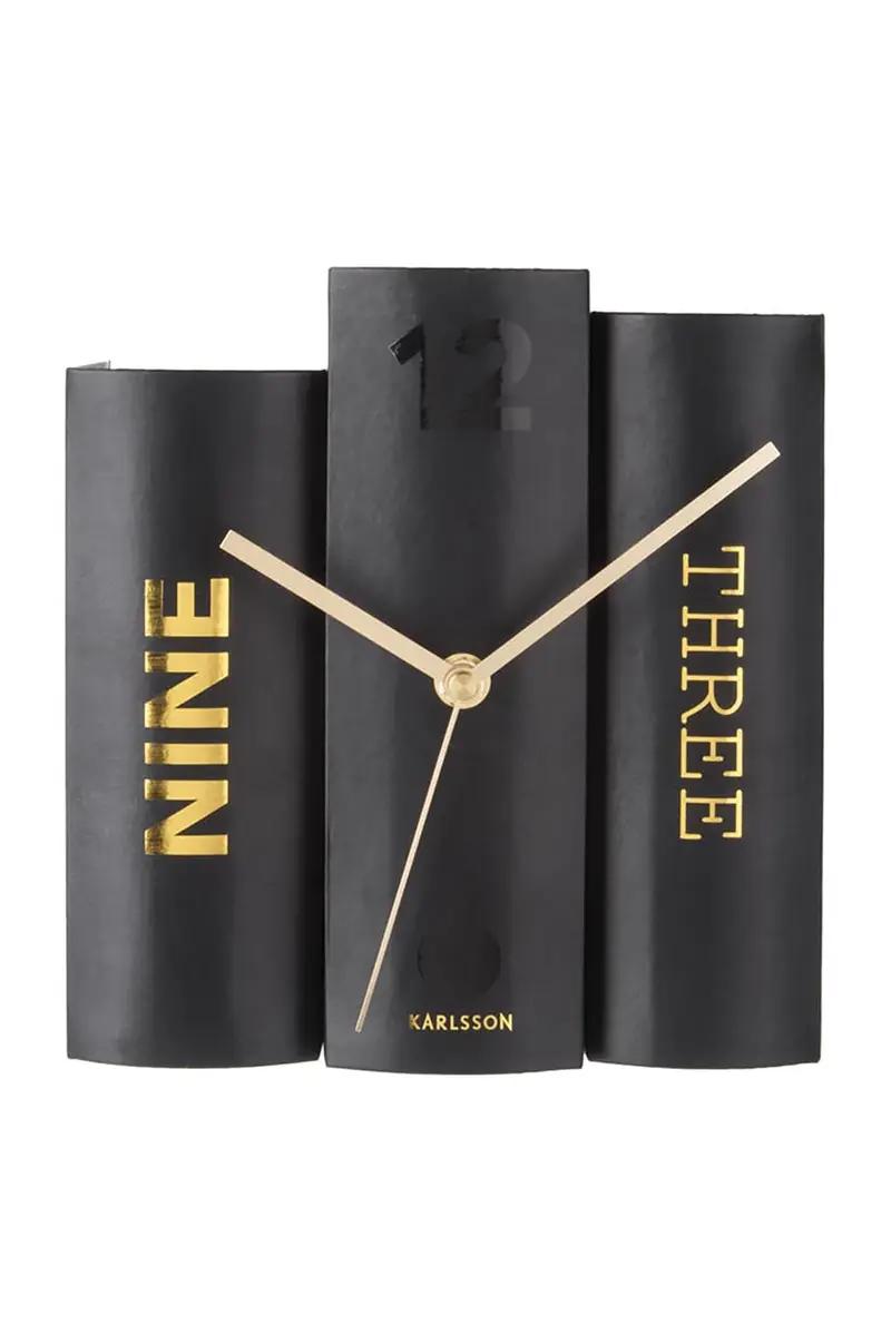 orologio in piedi Nero