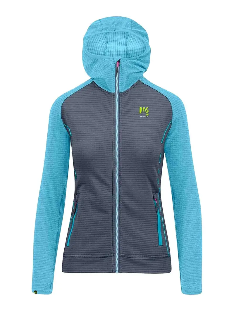 Ambrizzola W Full Zip Hoodie Blu