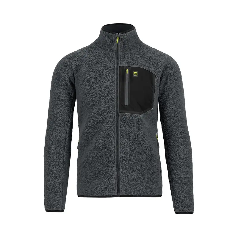 Felpa In Pile Moiazza Retro Woodl Gray Nero Uomo XXL