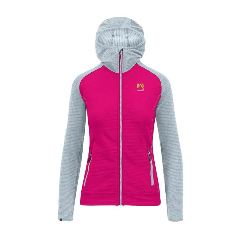 Fleece Ambrizzola Grigio Fucsia Donna L