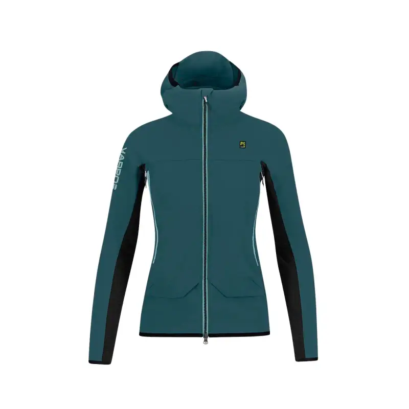 Giacca con cappuccio da donna Karpos Pizzo Bianco