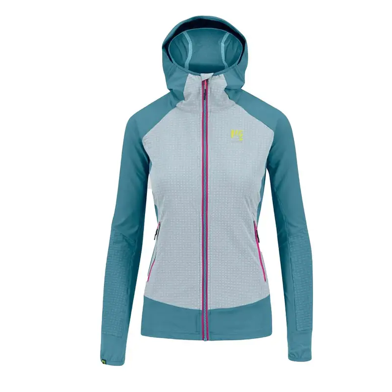 Giacca Trekking Lede Azzurro Grigio Donna S