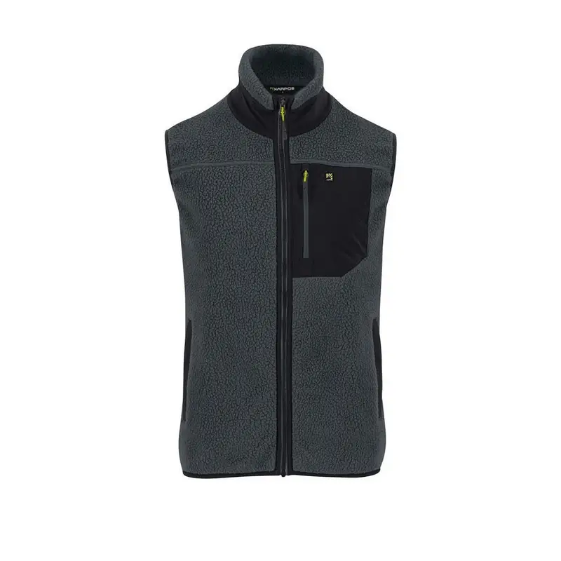 Gilet Trekking Moiazza Retrò Grigio Nero Uomo XXL