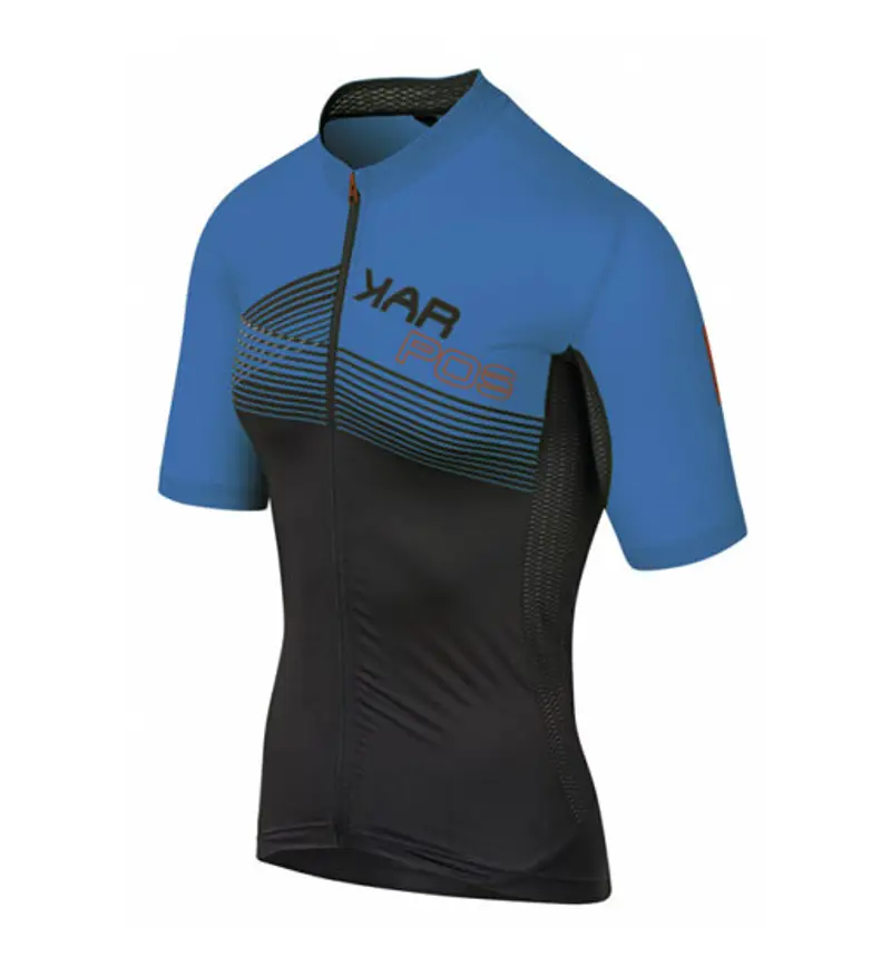 Green Fire - maglia ciclismo - uomo Blue
