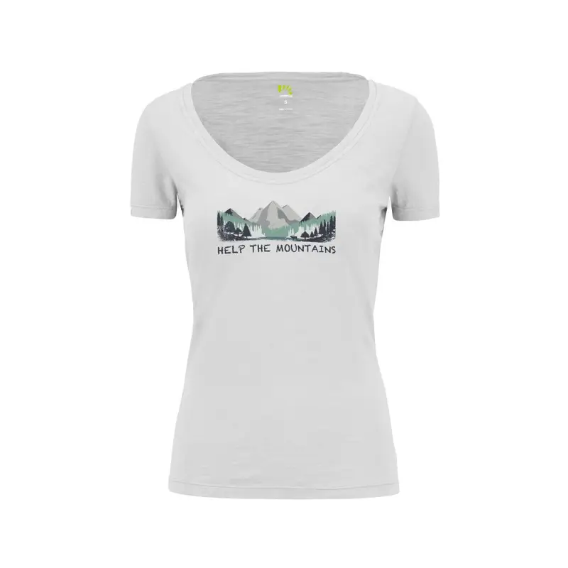 T-Shirt Trekking Ambretta Bianco Donna XS