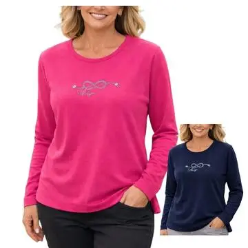 MAGLIA DONNA GIROCOLLO MANICA LUNGA KARTIZA 1077