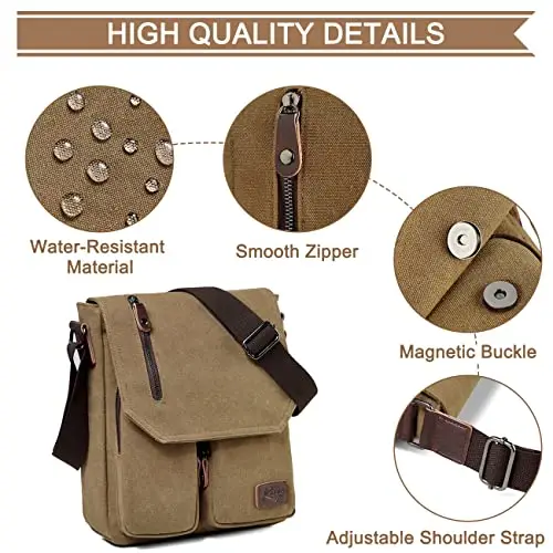 Kasgo Borsa messenger Uomo Multicolore 2748266 miniatura 3