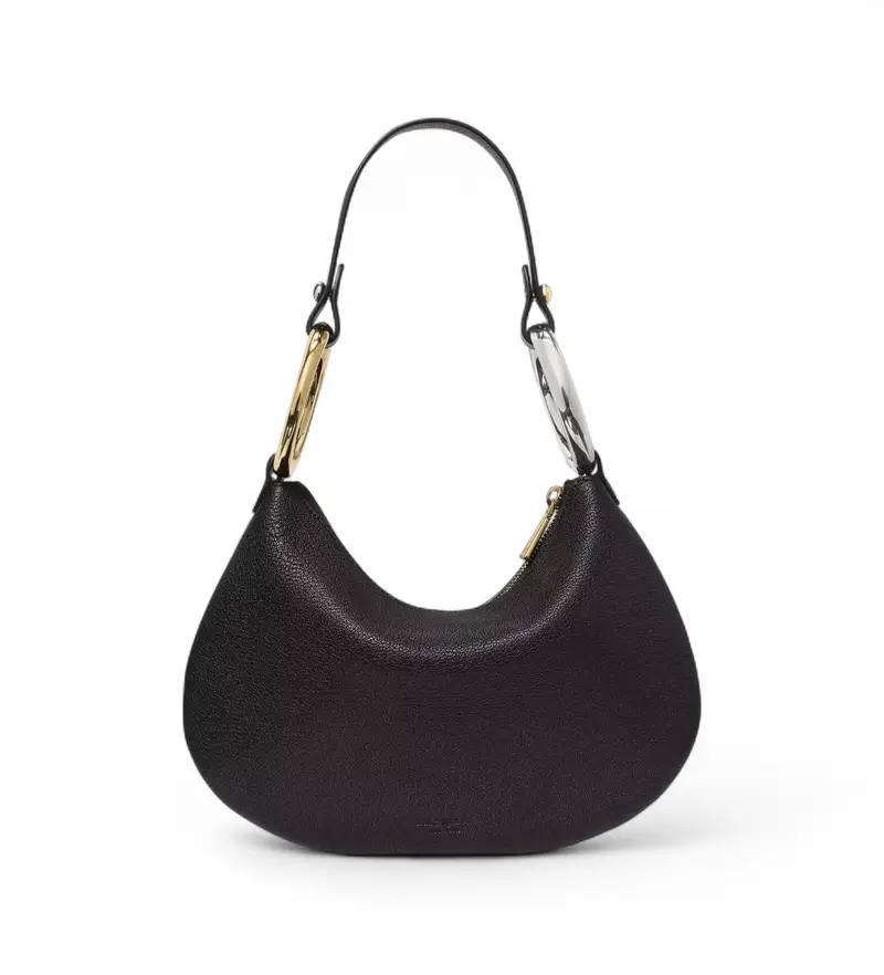 per donna. KN544 Borsa nera con bracciale (OSFA), Nero, Casual, Pelle