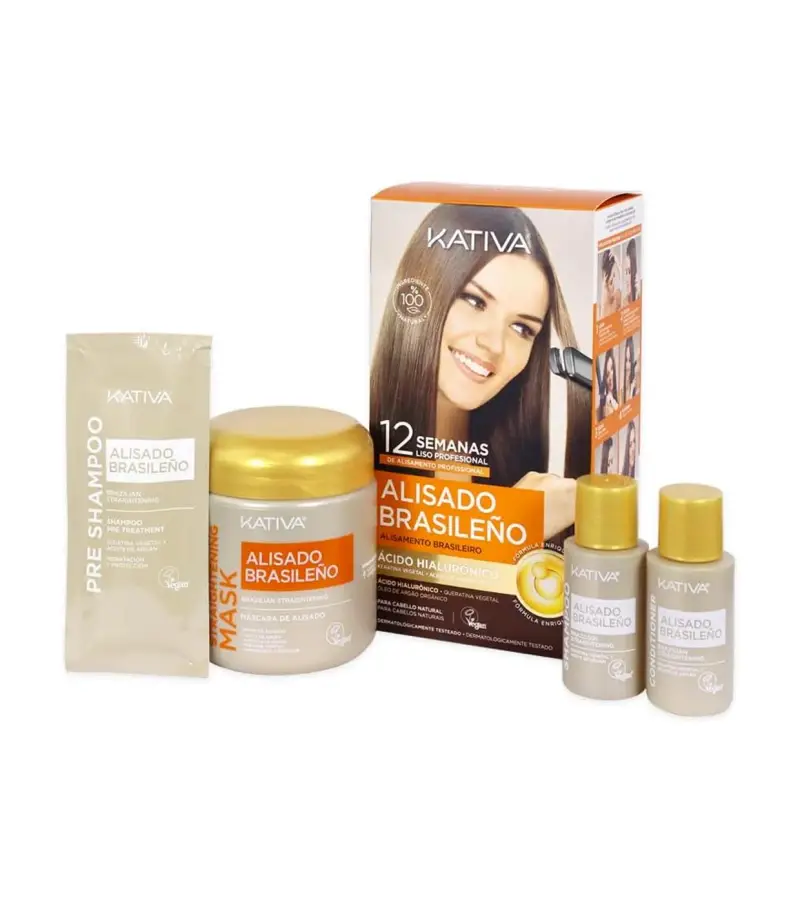 Kit lisciante brasiliano Kativa Veg C-All