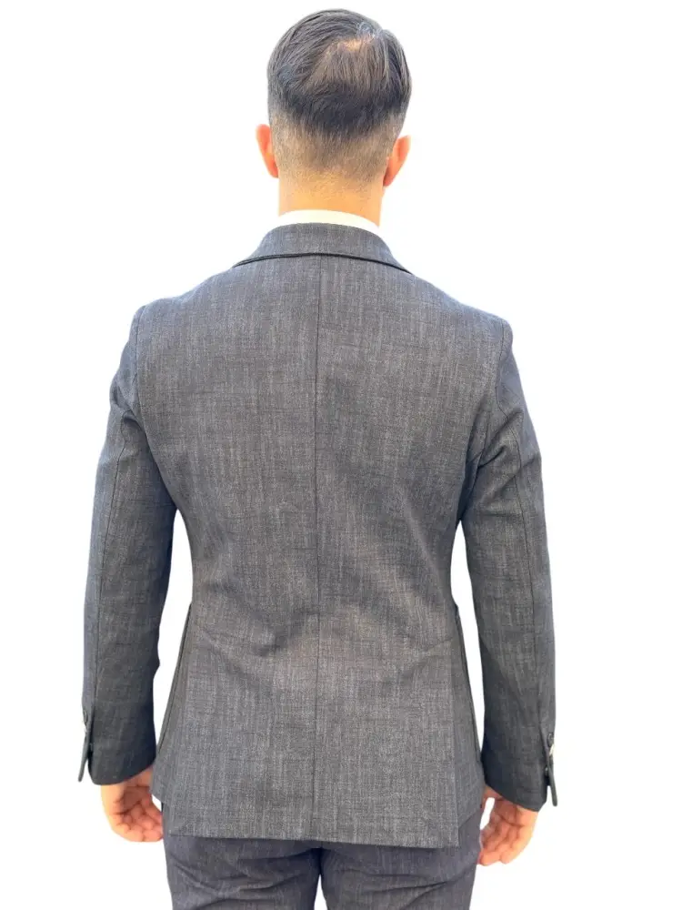 giacca blu navy uomo classica miniatura 3