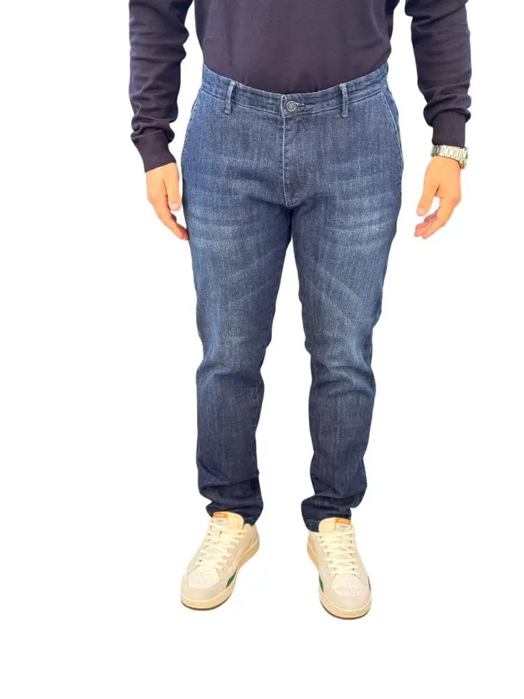 pantalone in denim uomo