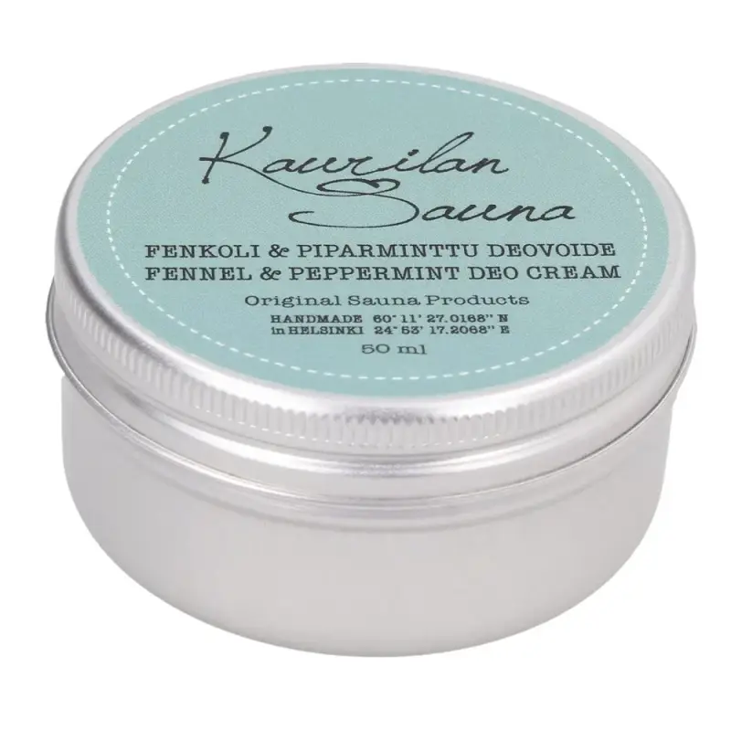 Crema Deodorante Vegana Finocchio e menta piperita (50 ml)