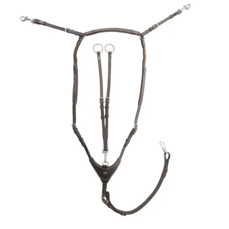 Collare da caccia per cavallo alto con elastico Kavalkade Dexter