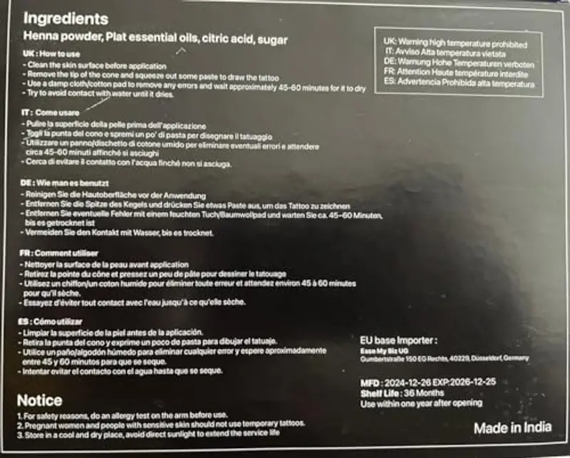 Kaveri Mehendi Cone, Crea un Momento Speciale che Dura per Sempre miniatura 2