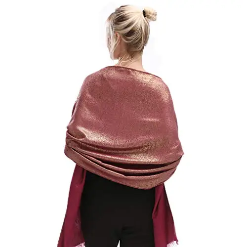 KAVINGKALY Pashmina Scialle Wraps per le Donne Sciarpa per le Grandi Sciarpe Invernali Scialle Morbide e Wraps per Gli miniatura 3