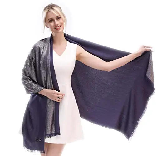 KAVINGKALY Sciarpa da Donna in Morbida Stoffa Avvolgente con Scialle Avvolgente in Pashmina per Matrimoni di miniatura 2