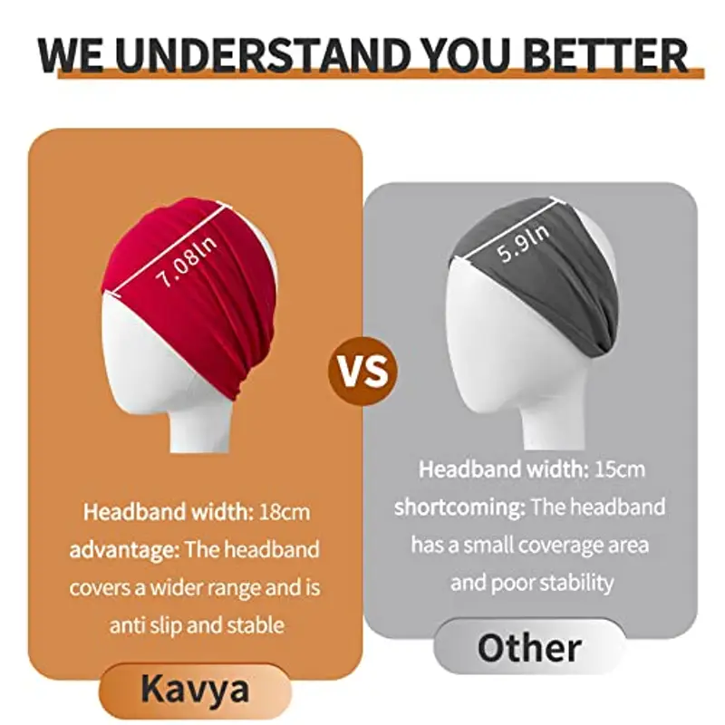 Kavya Fasce per capelli Donna Rosa 1603746 miniatura 2