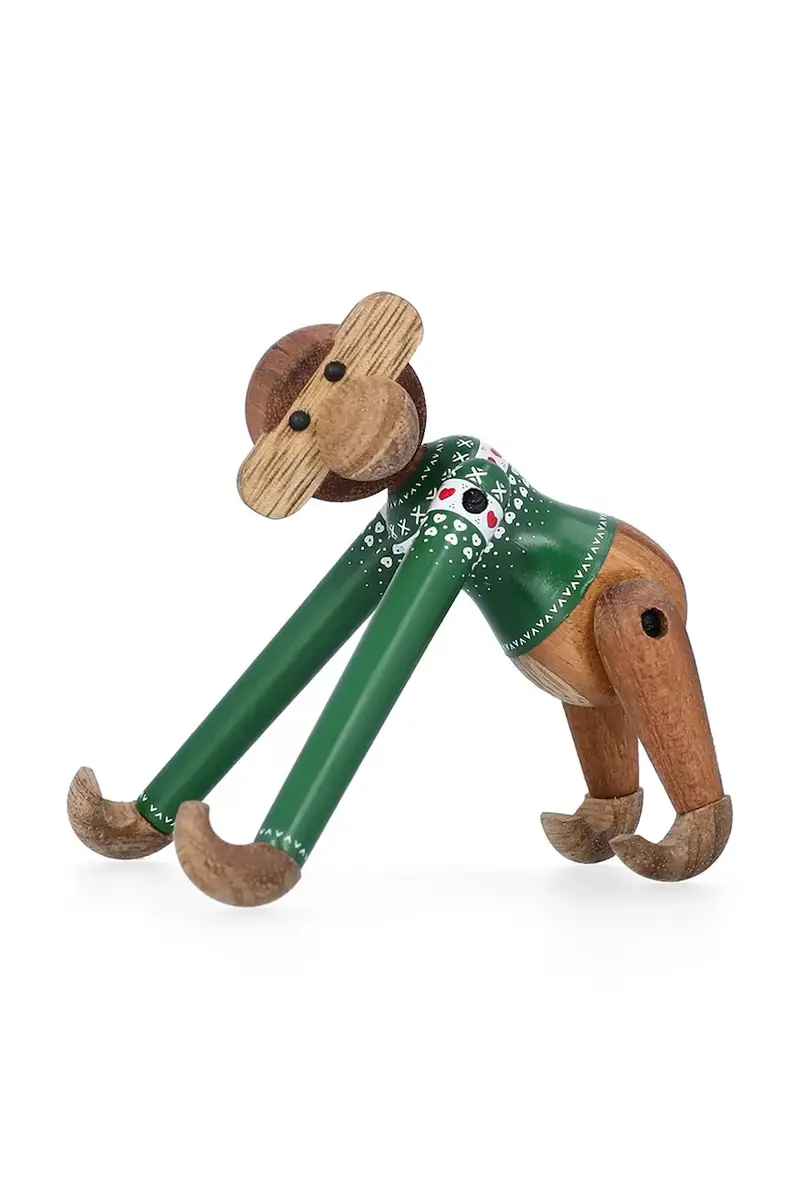 figurina decorativa Monkey Christmas Jumper 9, 5 cm Multicolore miniatura 3