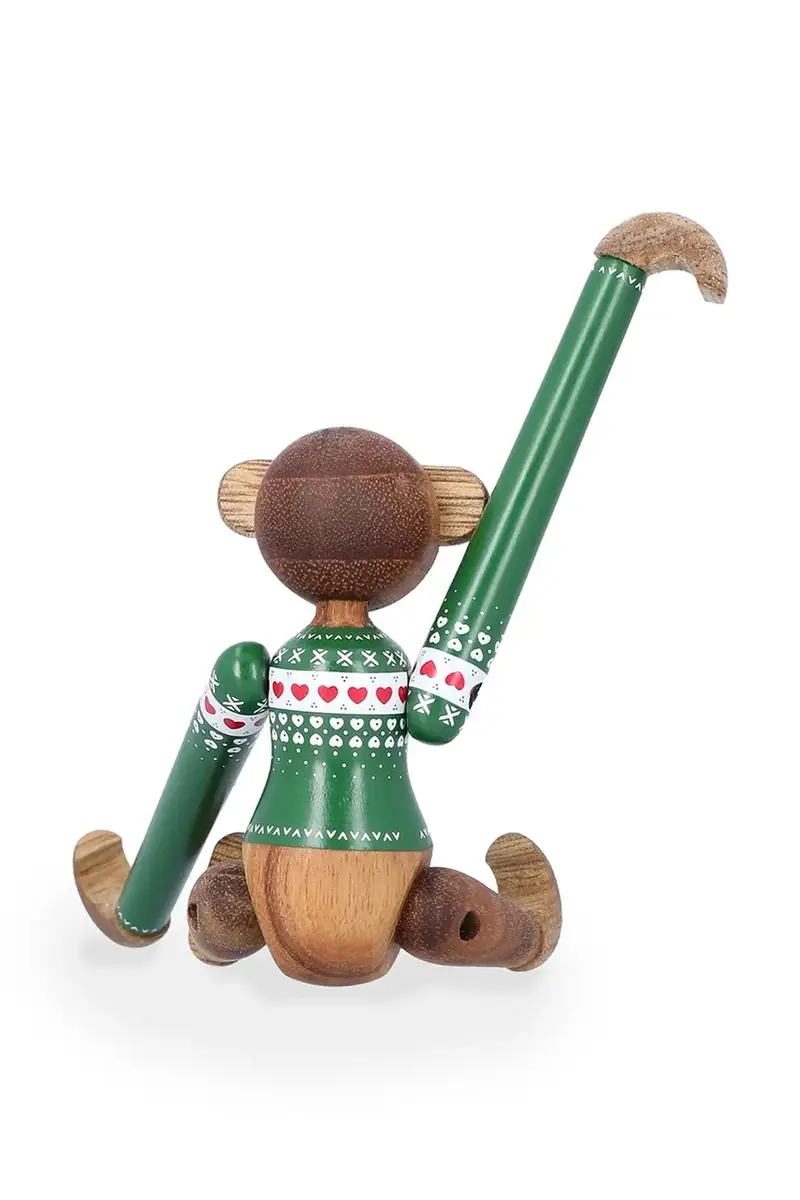 figurina decorativa Monkey Christmas Jumper 9, 5 cm Multicolore miniatura 4