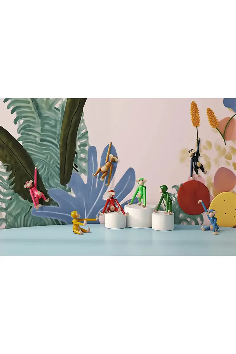 figurina decorativa Monkey mini colore verde miniatura 4