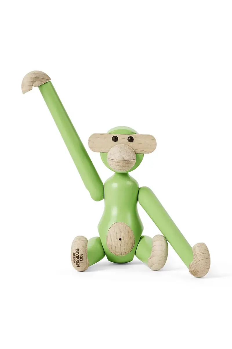 figurina decorativa Monkey mini colore verde