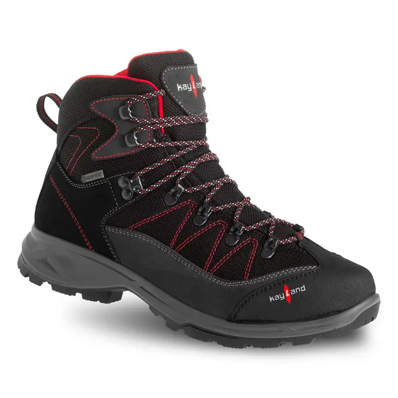 Pedule Trekking Ascent Evo GORE-TEX Nero Rosso Uomo EUR 47