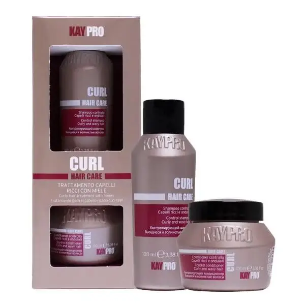 Set per la cura dei capelli ricci KayPro 2x100 ml