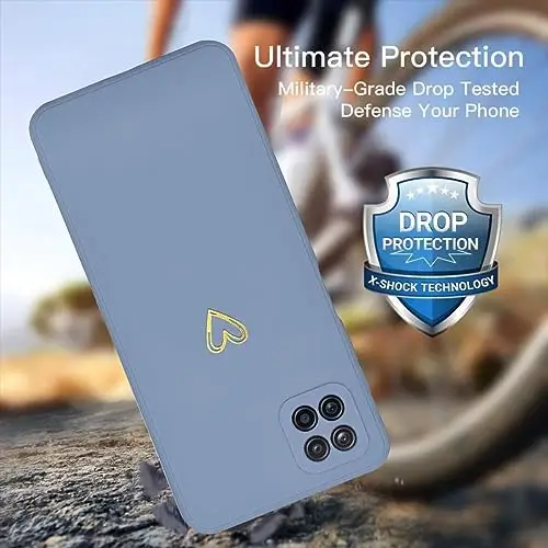 Kaywzo Cover per Realme 8i, Custodia in Silicone TPU Liscio di Morbido con Modello Cardiaco, Design miniatura 2