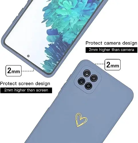 Kaywzo Cover per Realme 8i, Custodia in Silicone TPU Liscio di Morbido con Modello Cardiaco, Design miniatura 3